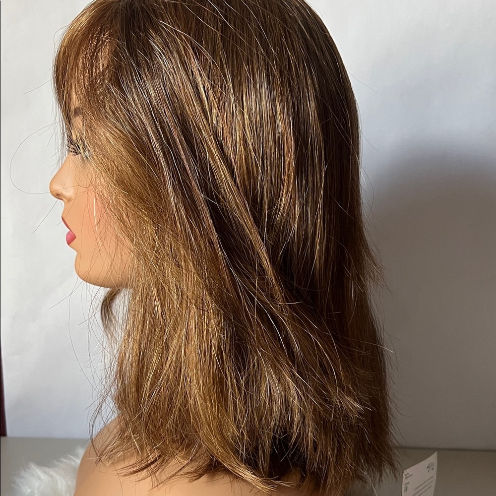 Gabor Layered Mid-Length Wig, Synthetic Wig average cap size(Hazelnut) - Picture 2 of 6